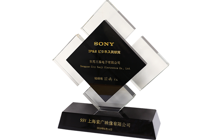 SONY 2018年贡献奖